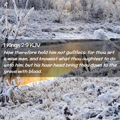 1 Kings 2:9 KJV Free Bible Images