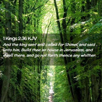 1 Kings 2:36 KJV Free Bible Images