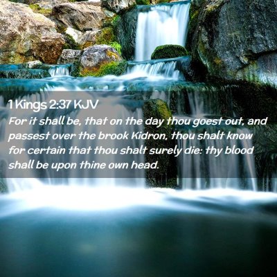 1 Kings 2:37 KJV Free Bible Images