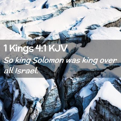 1 Kings 4:1 KJV Free Bible Images