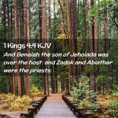 1 Kings 4:4 KJV Free Bible Images