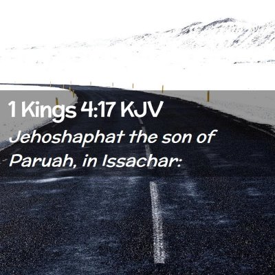 1 Kings 4:17 KJV Free Bible Images