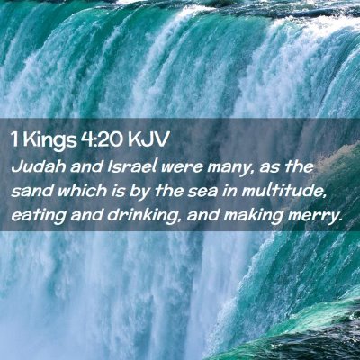 1 Kings 4:20 KJV Free Bible Images