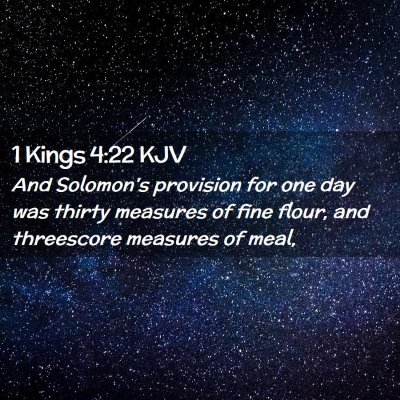 1 Kings 4:22 KJV Free Bible Images