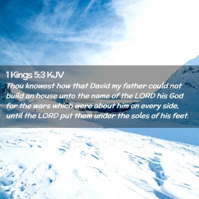 1 Kings 5:3 KJV Free Bible Images