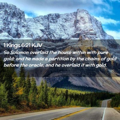 1 Kings 6:21 KJV Free Bible Images