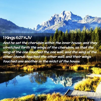 1 Kings 6:27 KJV Free Bible Images