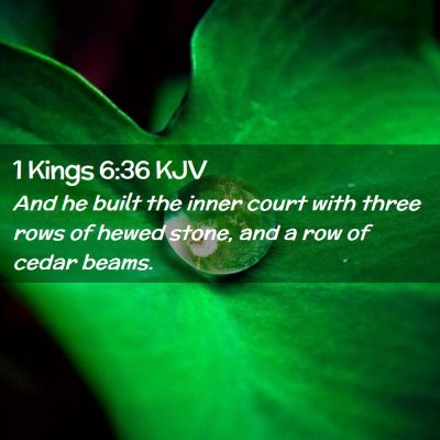 1 Kings 6:36 KJV Free Bible Images