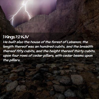 1 Kings 7:2 KJV Free Bible Images