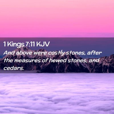 1 Kings 7:11 KJV Free Bible Images