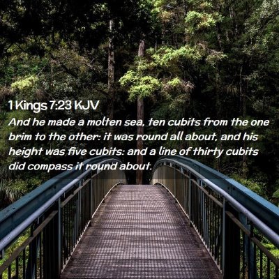 1 Kings 7:23 KJV Free Bible Images