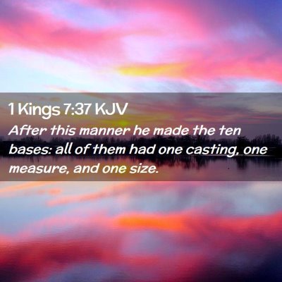 1 Kings 7:37 KJV Free Bible Images