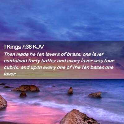 1 Kings 7:38 KJV Free Bible Images