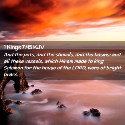 1 Kings 7:45 KJV Free Bible Images