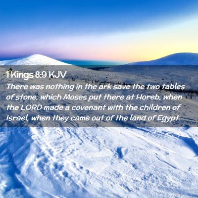 1 Kings 8:9 KJV Free Bible Images