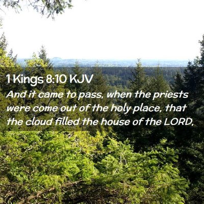 1 Kings 8:10 KJV Free Bible Images