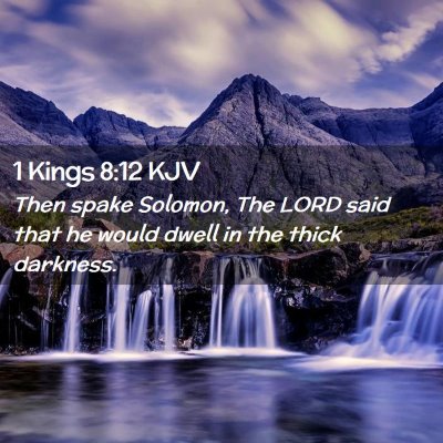 1 Kings 8:12 KJV Free Bible Images