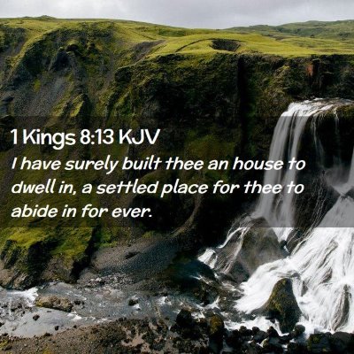 1 Kings 8:13 KJV Free Bible Images