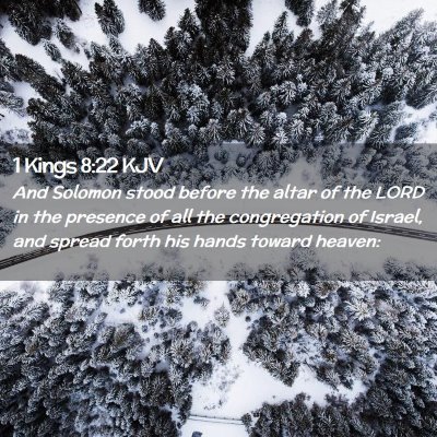 1 Kings 8:22 KJV Free Bible Images