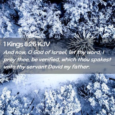 1 Kings 8:26 KJV Free Bible Images