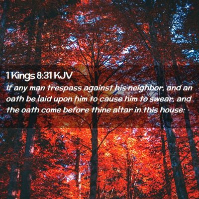 1 Kings 8:31 KJV Free Bible Images