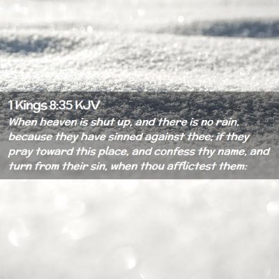 1 Kings 8:35 KJV Free Bible Images