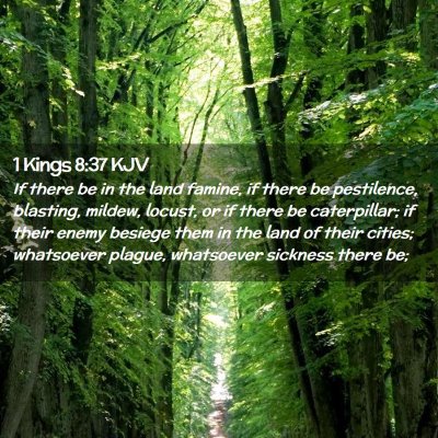 1 Kings 8:37 KJV Free Bible Images