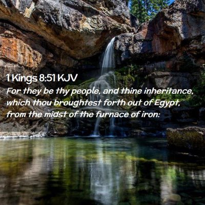 1 Kings 8:51 KJV Free Bible Images