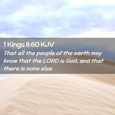 1 Kings 8:60 KJV Free Bible Images