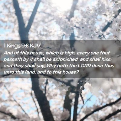 1 Kings 9:8 KJV Free Bible Images