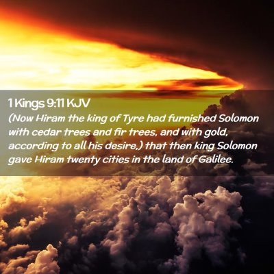 1 Kings 9:11 KJV Free Bible Images