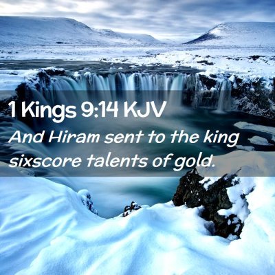 1 Kings 9:14 KJV Free Bible Images