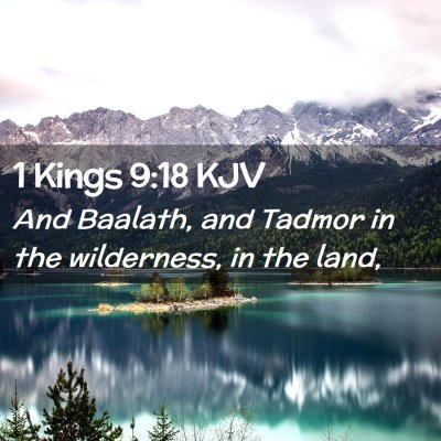 1 Kings 9:18 KJV Free Bible Images