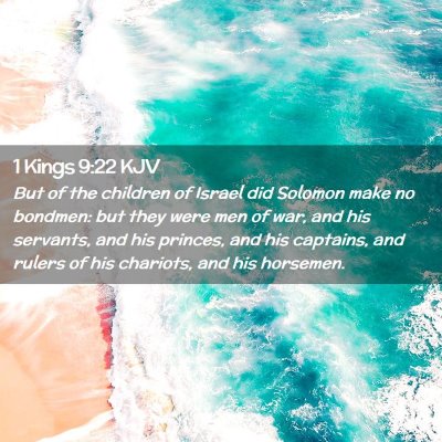 1 Kings 9:22 KJV Free Bible Images