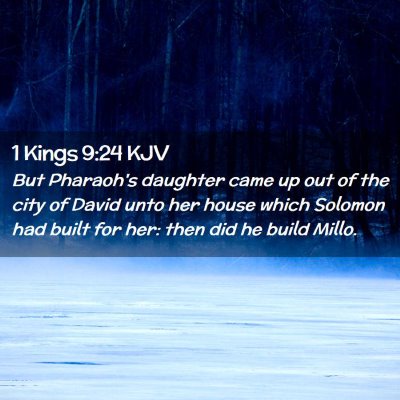 1 Kings 9:24 KJV Free Bible Images