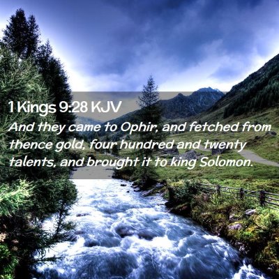 1 Kings 9:28 KJV Free Bible Images