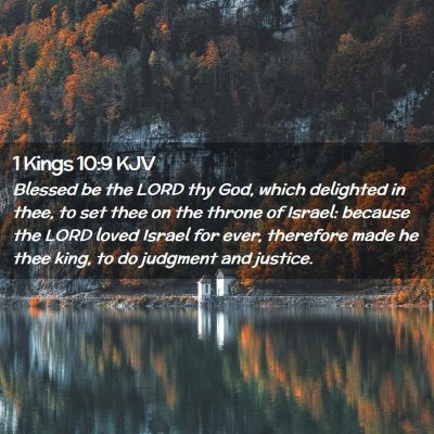 1 Kings 10:9 KJV Free Bible Images