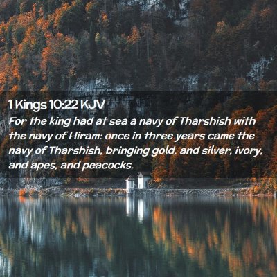 1 Kings 10:22 KJV Free Bible Images