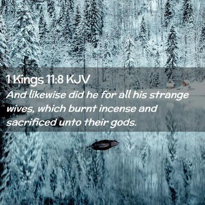 1 Kings 11:8 KJV Free Bible Images