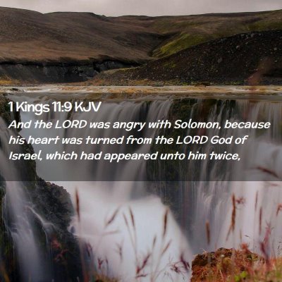 1 Kings 11:9 KJV Free Bible Images