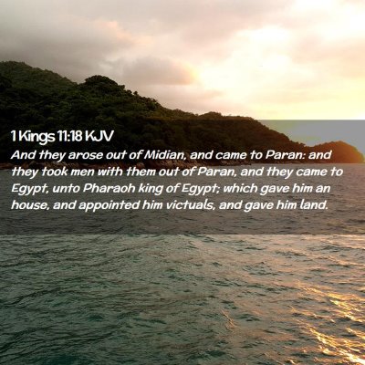 1 Kings 11:18 KJV Free Bible Images