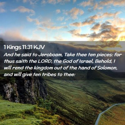 1 Kings 11:31 KJV Free Bible Images