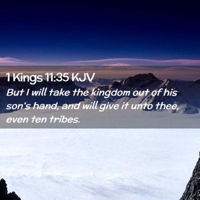 1 Kings 11:35 KJV Free Bible Images