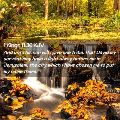 1 Kings 11:36 KJV Free Bible Images