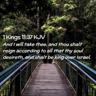 1 Kings 11:37 KJV Free Bible Images