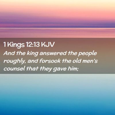 1 Kings 12:13 KJV Free Bible Images