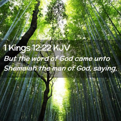 1 Kings 12:22 KJV Free Bible Images