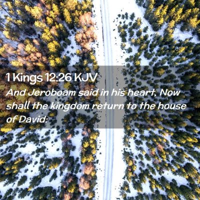 1 Kings 12:26 KJV Free Bible Images