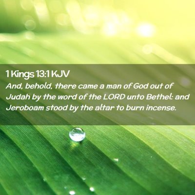 1 Kings 13:1 KJV Free Bible Images