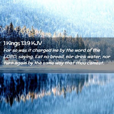 1 Kings 13:9 KJV Free Bible Images